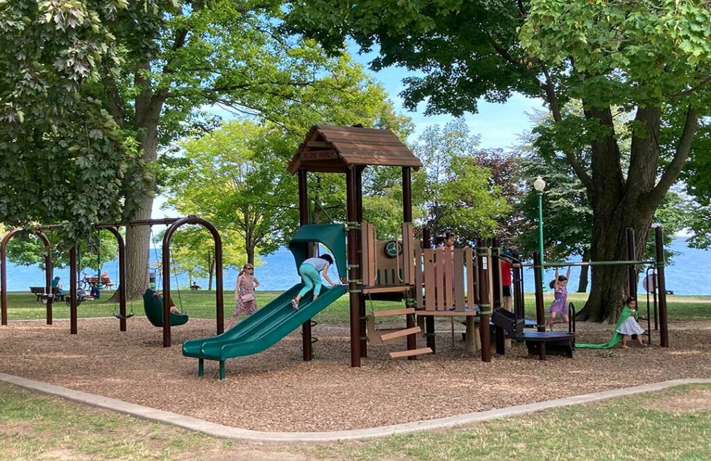 Kids playing at the park with our Playlad Design